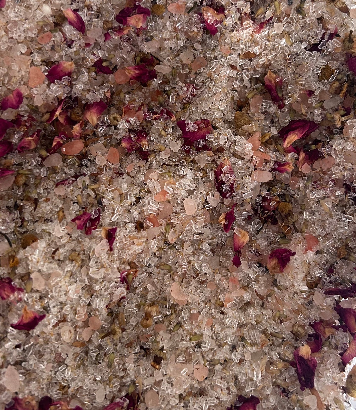 ‘Witches’ Ritual Salt Soak with Rose Botanicals 200g