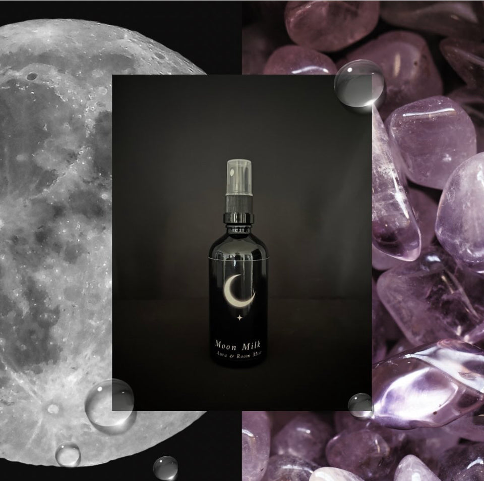 Moon Milk | Aura & Room Mist with Amethyst Crystal 100ml