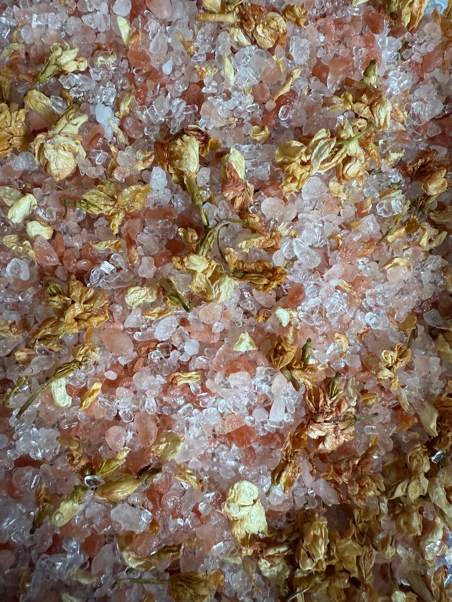 ‘Lunar Water’ Ritual Salt Soak with Jasmine bud botanicals 200g