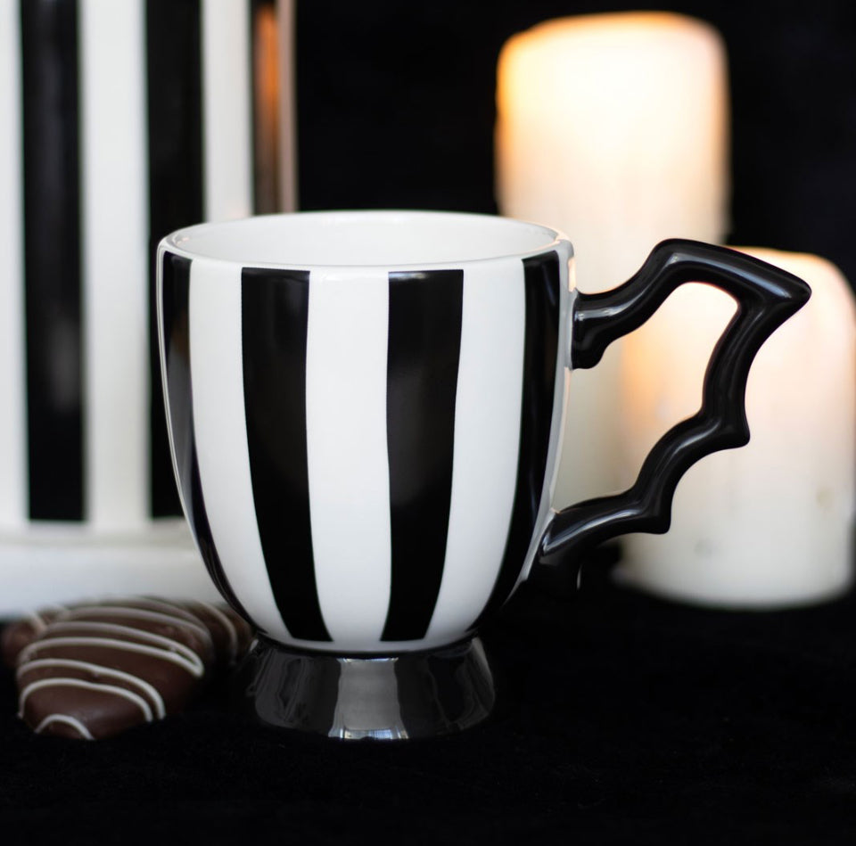 Striped Bat Wing Tea Cup