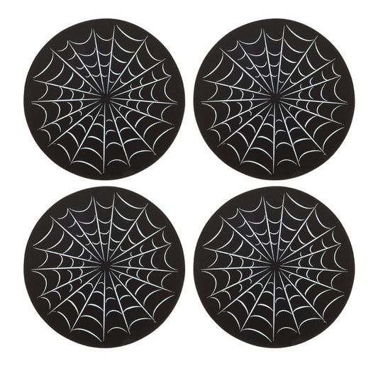 Spider Web Coasters