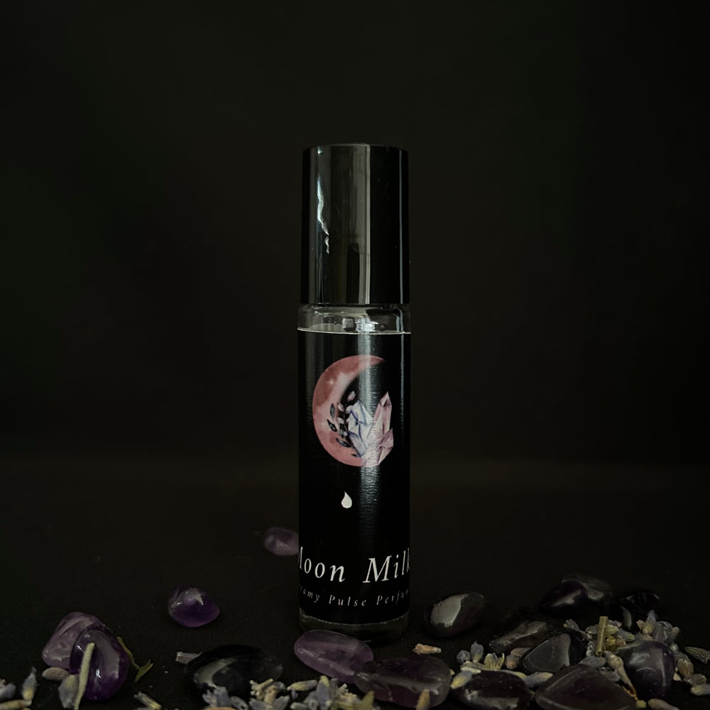 Moon Milk Blend with Amethyst Crystals & Lavender 10ml