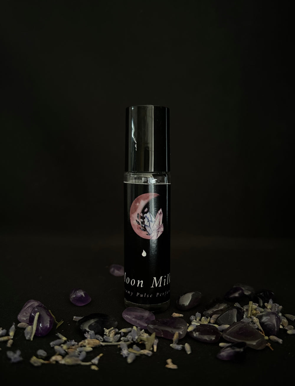 Moon Milk Blend with Amethyst Crystals & Lavender 10ml