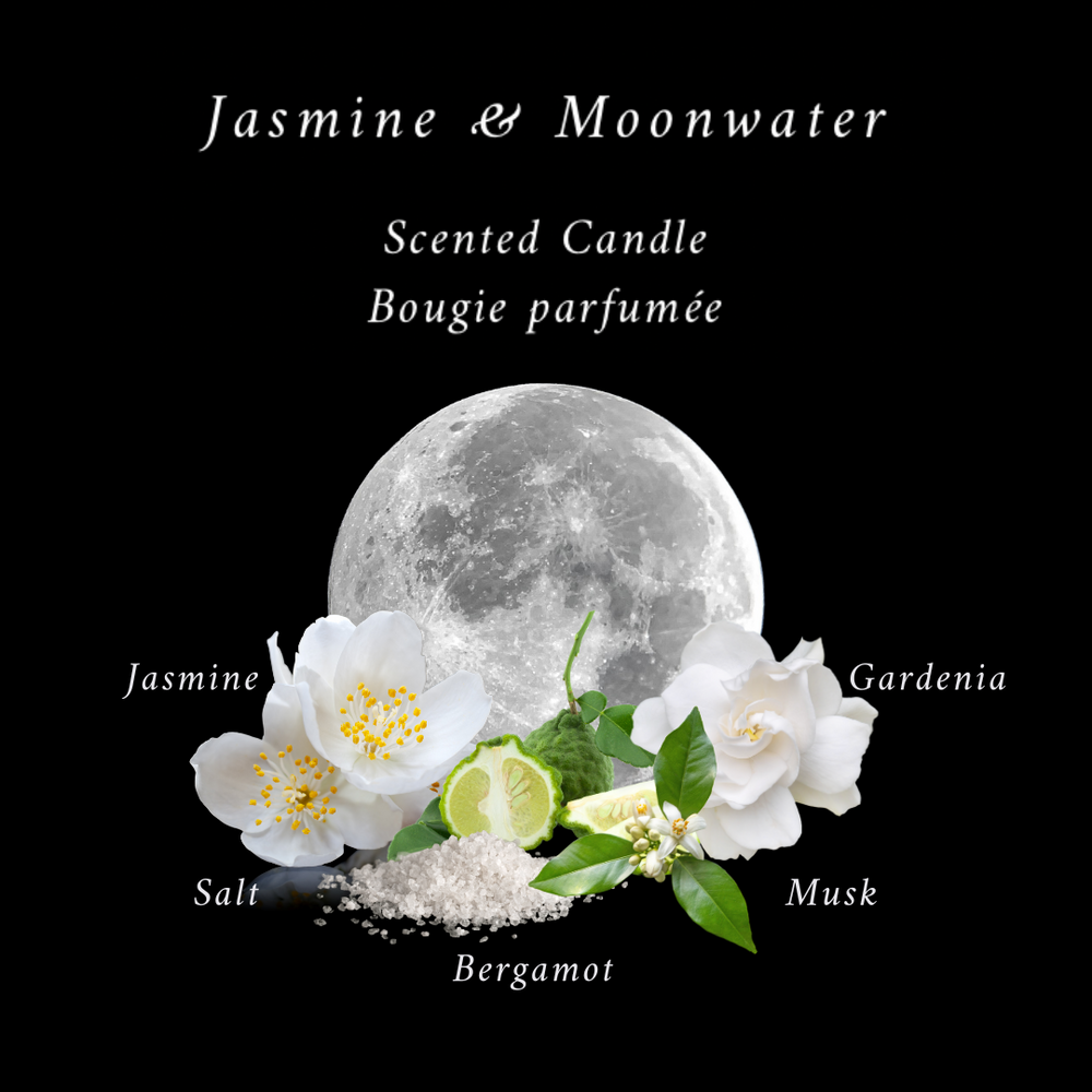 
                      
                        Jasmine & Moonwater Scented Candle 180g Amber Jar
                      
                    