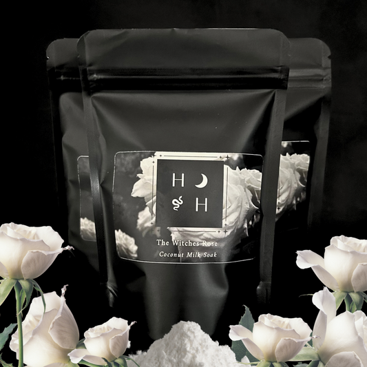 The Witches Rose Coconut Bath Soak 100g